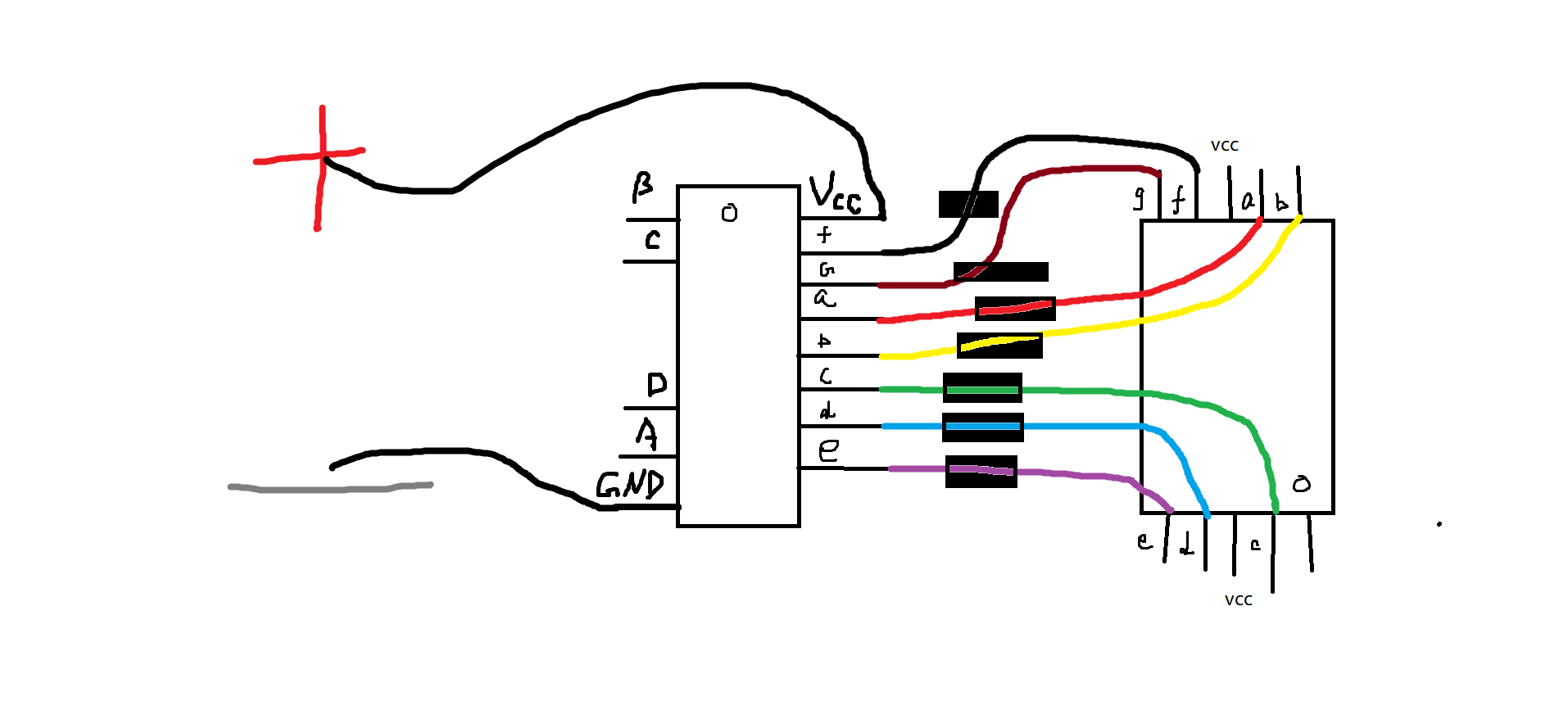 Circuit of dicoder and screen